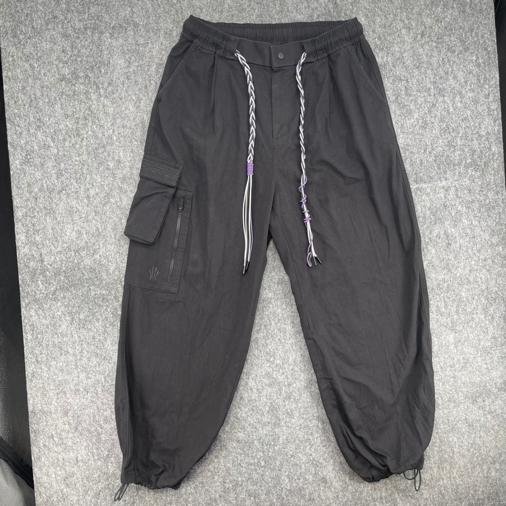 Anta Cargo Pants Adult Large Black Kyrie Irving KAI Round House Basketball